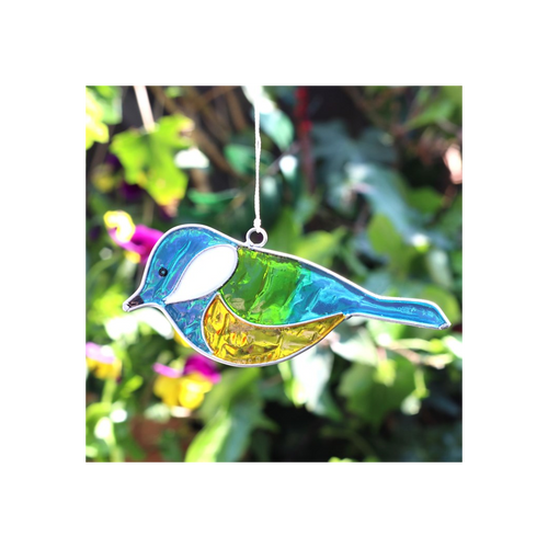 Blue Tit Bird Suncatcher