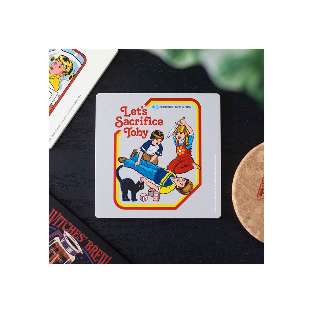 Let's Sacrifice Toby Coaster by Steven Rhodes
