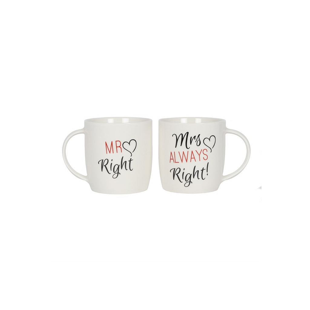Set of 2 Mr & Mrs Mugs