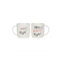 Set of 2 Mr & Mrs Mugs