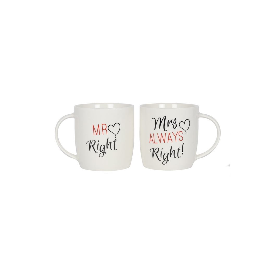 Set of 2 Mr & Mrs Mugs