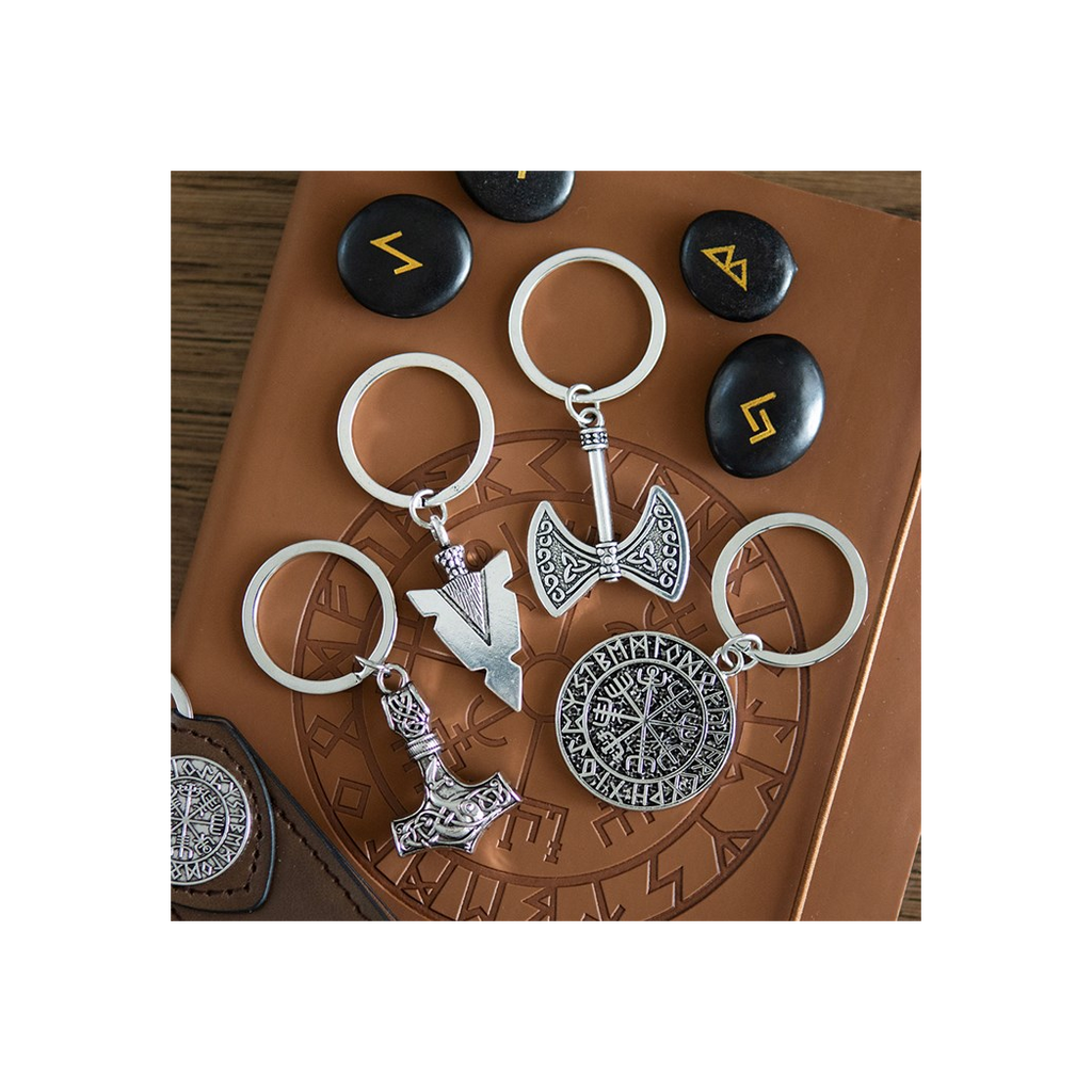 Strength and Power Axe of Valor Keyring