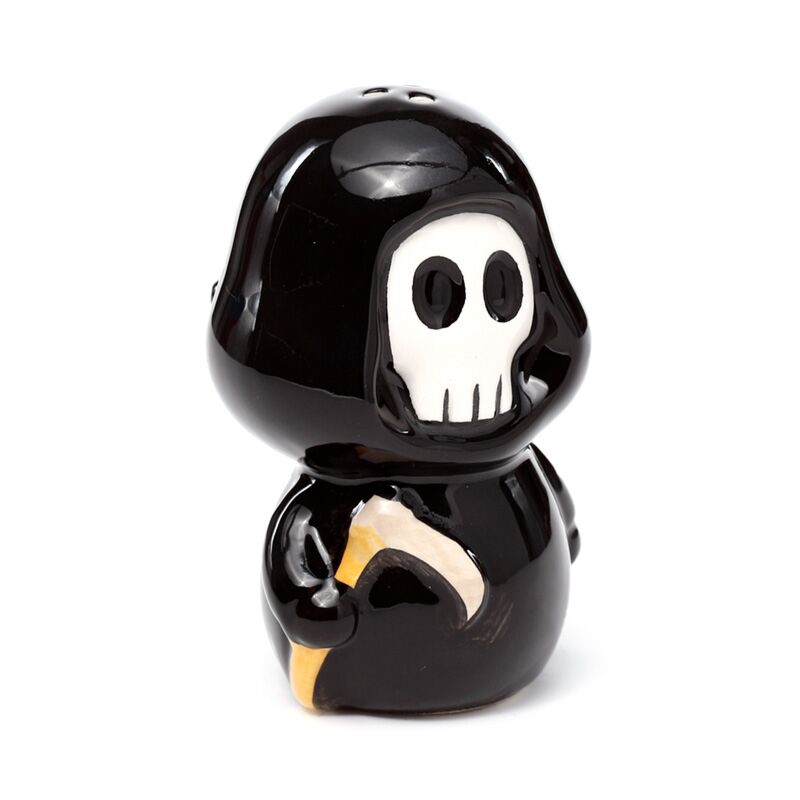Puckator Skull Boy & Ghost Boy Ceramic Salt & Pepper Set
