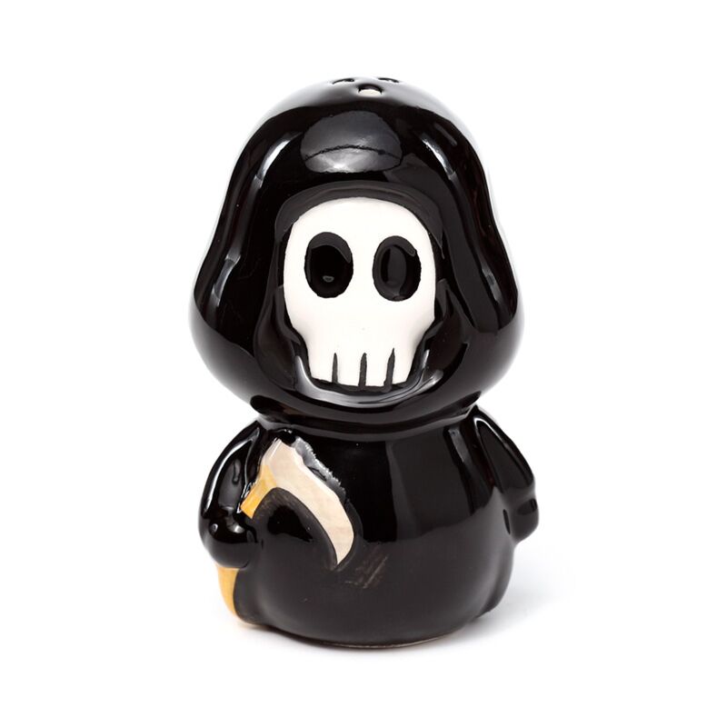 Puckator Skull Boy & Ghost Boy Ceramic Salt & Pepper Set