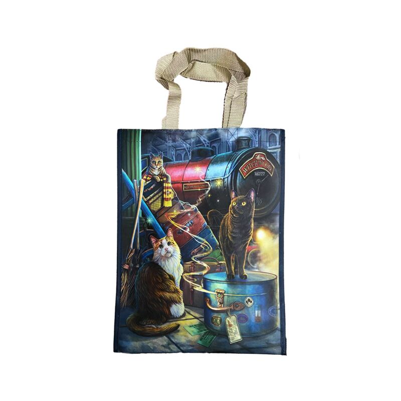 Puckator Lisa Parker Witchwood Express Cat Reusable Shopping Bag