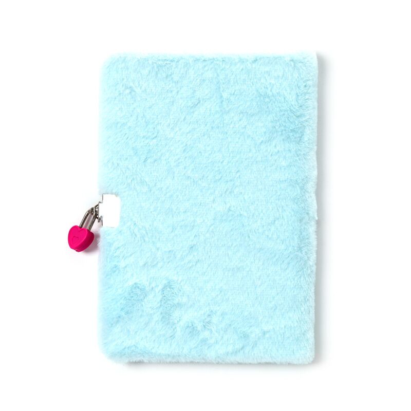 Puckator Unicorn Magic Plush Lockable Notebook with Padlock & Key