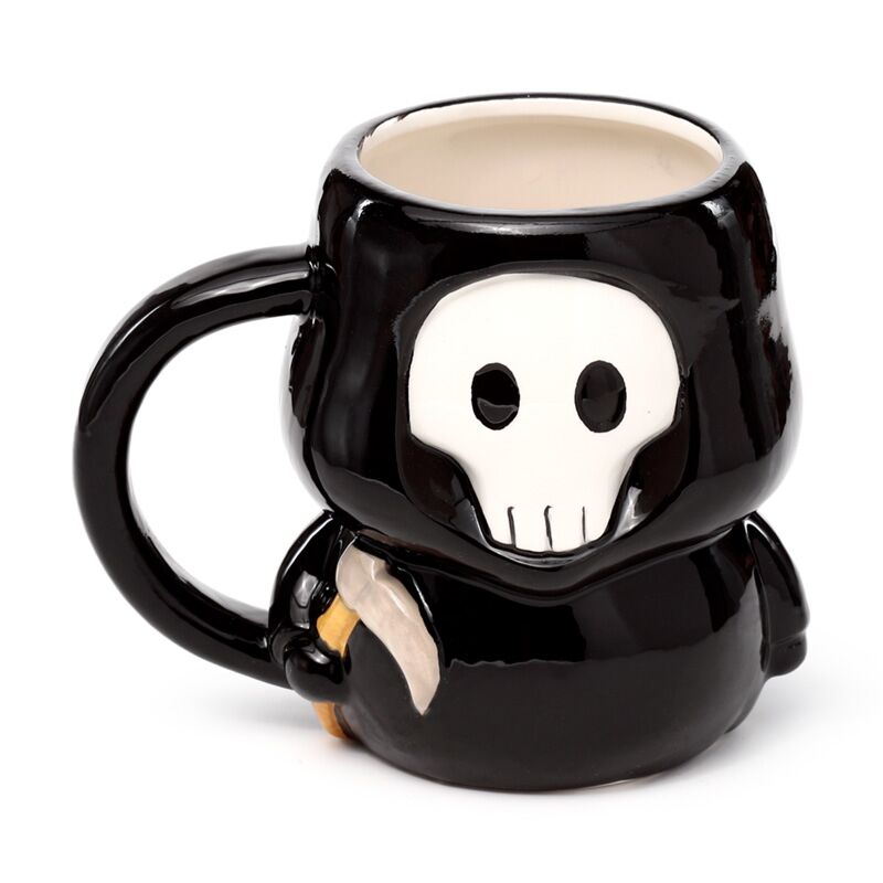 Puckator Skull Boy Ceramic Shaped Mug