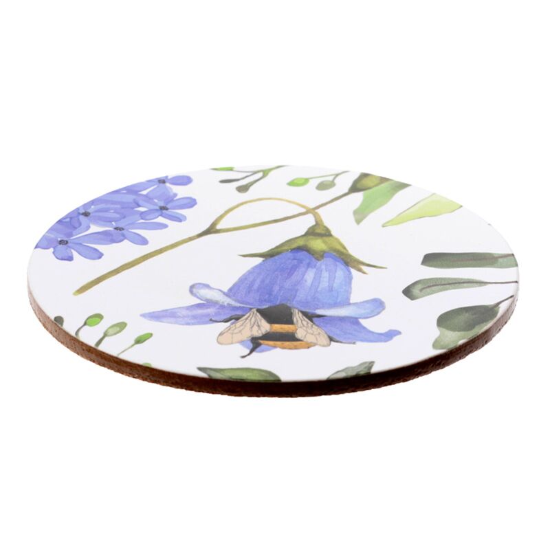 Puckator Nectar Meadows Set of 4 Cork Coasters