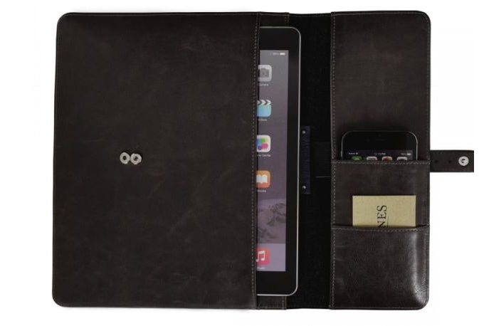 Jacob Jones Grey Tech Pocket Case Tablet & Smartphone Holder  73805