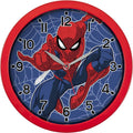 Spiderman Marvel Children Red Wall Clock SPD3586 25CM