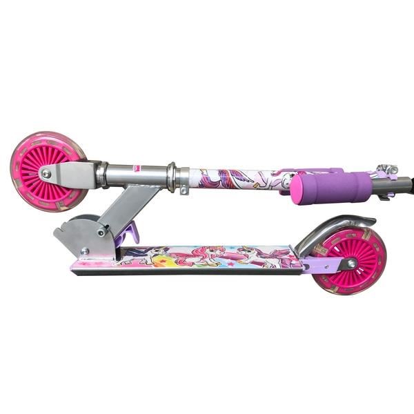 Unicorn Dreamland Push Scooter with 2 light up Flashing Wheel Outdoor Game for Boy Girl SV13988