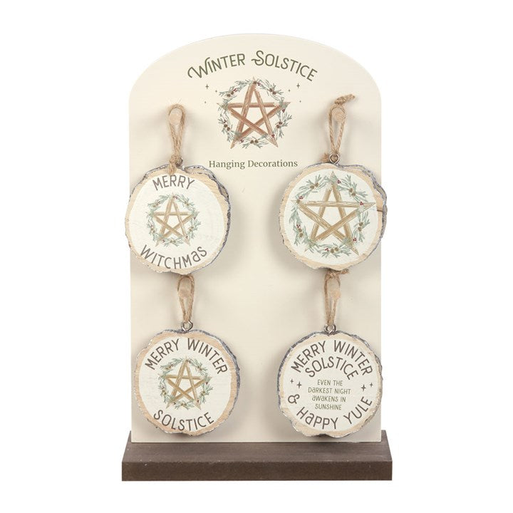 Set of 16 Winter Solstice Decorations on Display