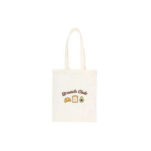 Brunch Club Embroidered Tote Bag