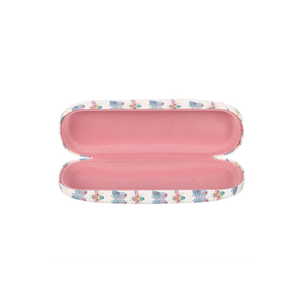 Floral Bug Print Glasses Case