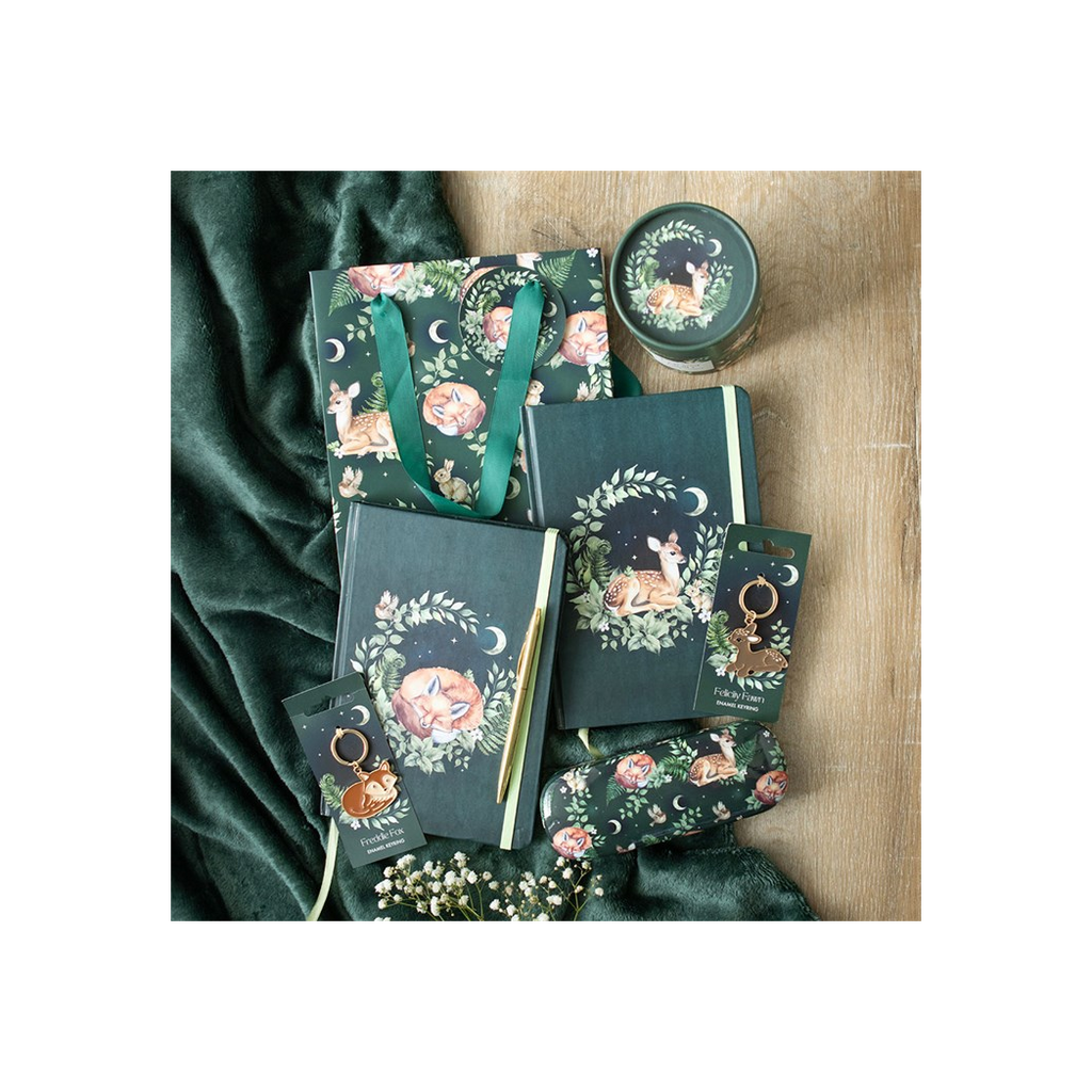 Fawn and Friends Forest Print Glasses Case