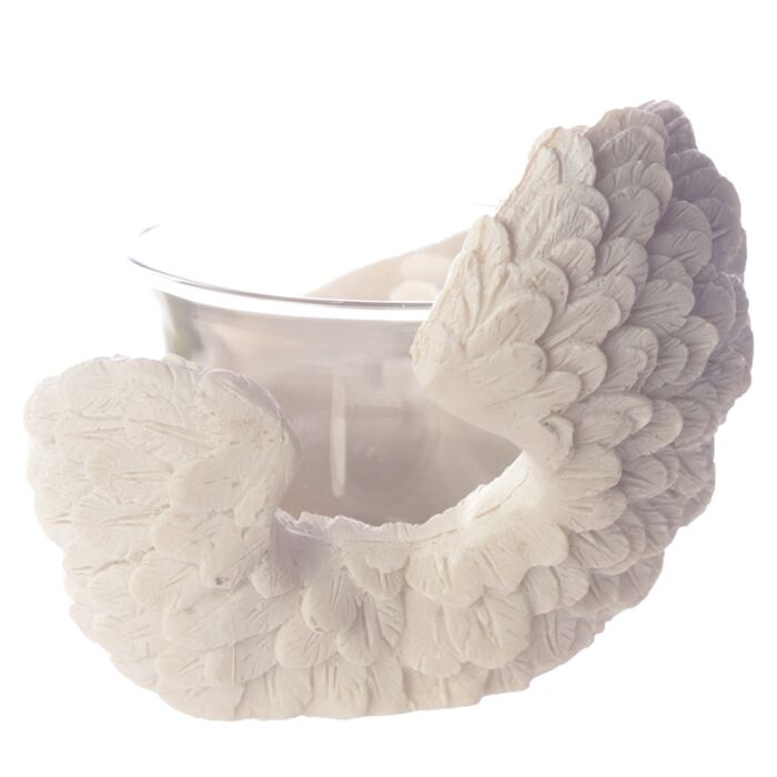Puckator Angel's Wings Tea Light & Votive Candle Holder