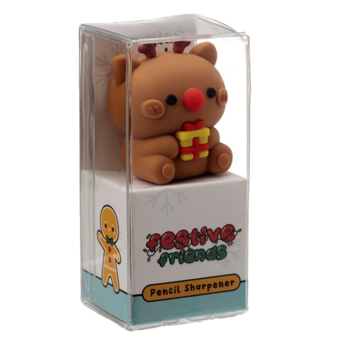Puckator Christmas Festive Friends Pencil Sharpener