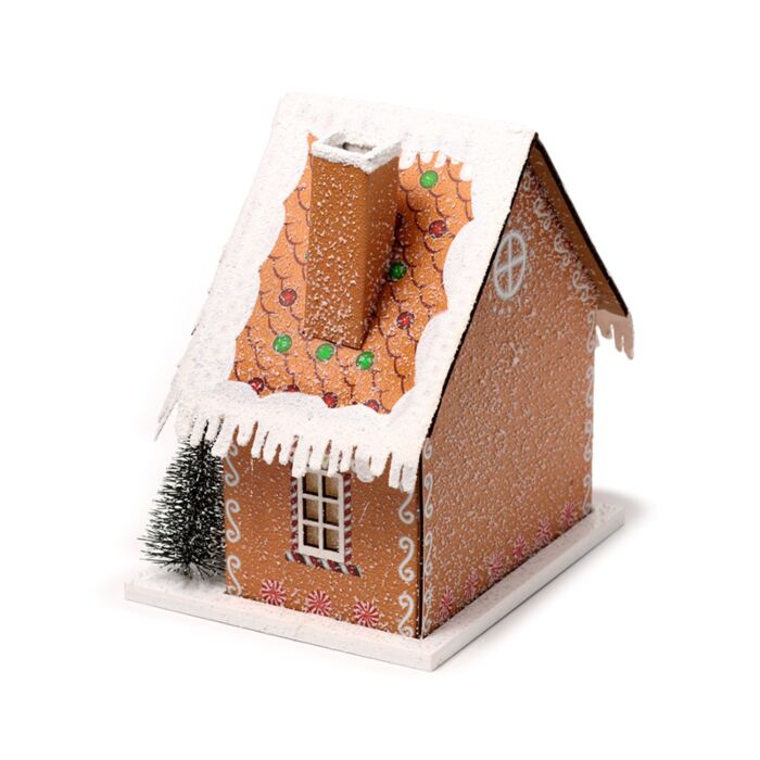 Puckator Gingerbread Bakery Christmas House LED Decoration