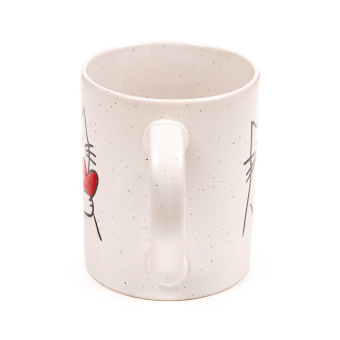 Puckator Cat with Heart Stoneware Mug