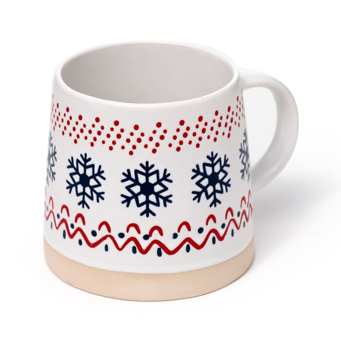 Puckator Snowflake Stoneware Mug