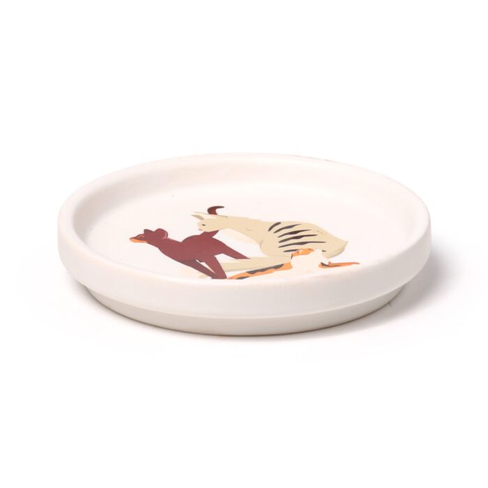 Puckator Feline Fine Cats Porcelain Mug & Coaster Lid Set