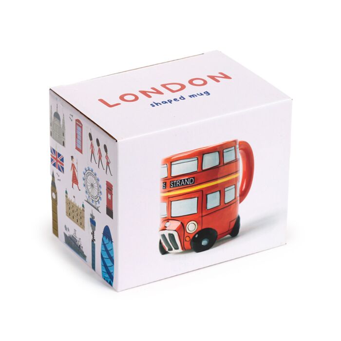 Puckator London Icons Red Routemaster Bus Ceramic Shaped Mug