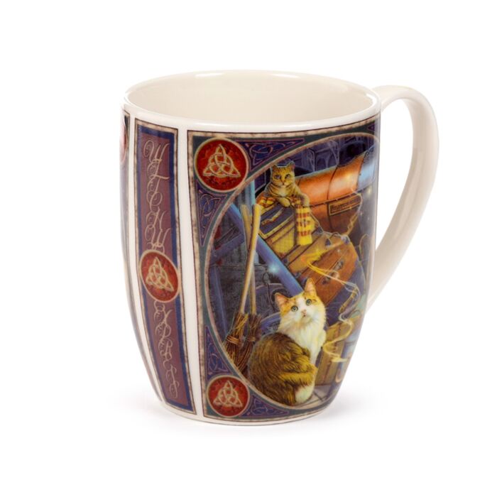 Puckator Lisa Parker Witchwood Express Cats Porcelain Mug
