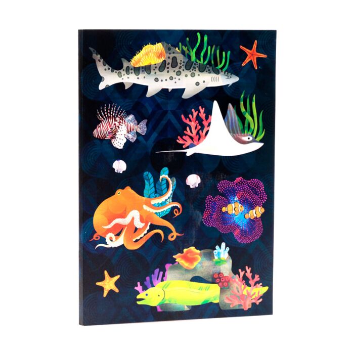 Puckator Marine Kingdom Recycled Paper A5 Notebook
