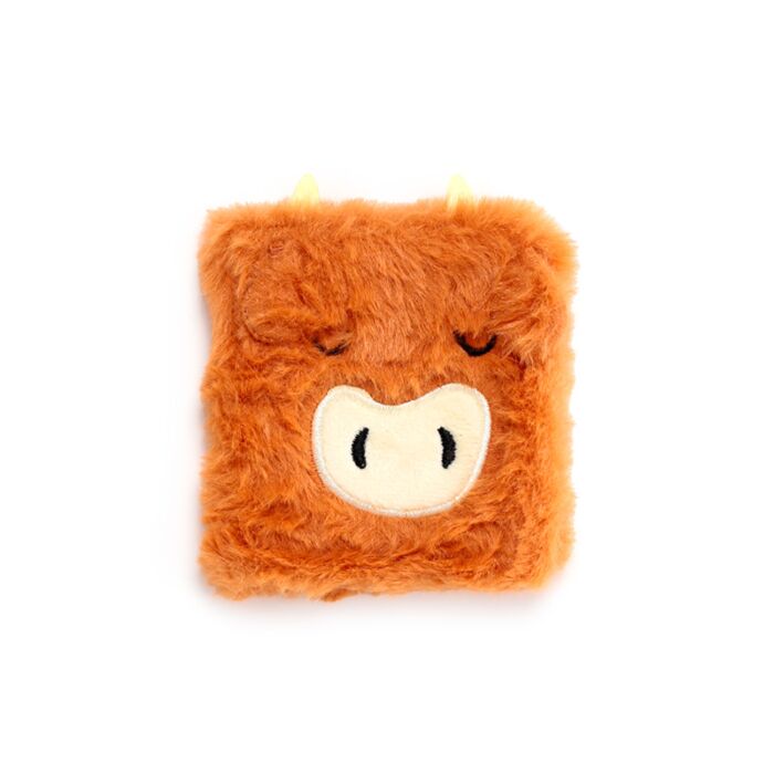 Puckator Highland Coo Plush Notebook with Pouch & Mini Notebook