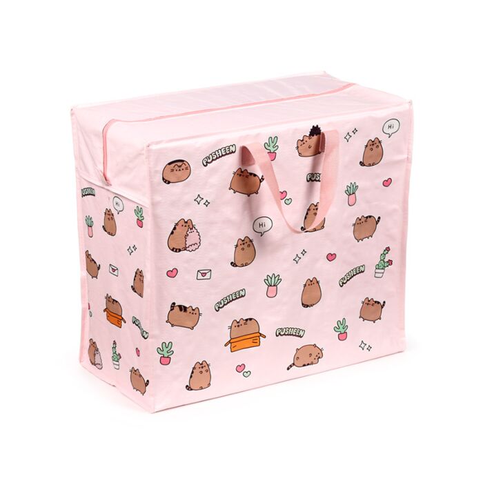 Puckator Pusheen the Cat Plants Zip Up Laundry Storage Bag