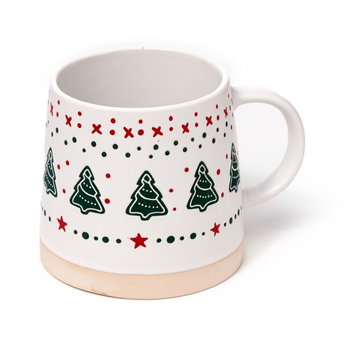 Puckator Christmas Tree Stoneware Mug