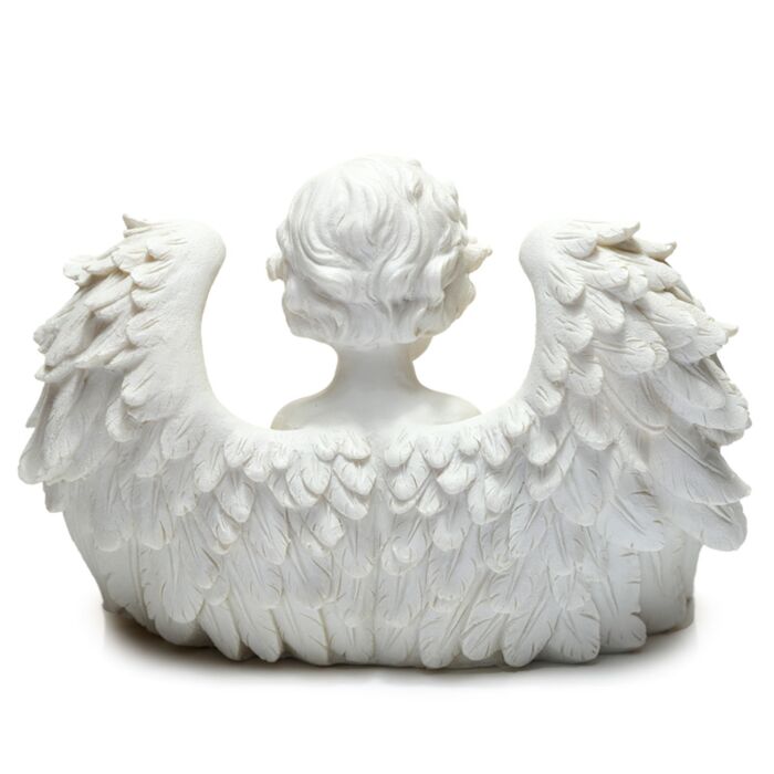 Puckator White Cherub 3 Tea Light Candle Holder