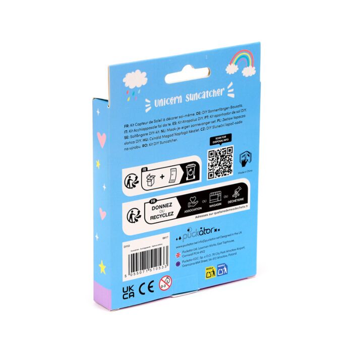 Puckator Unicorn Magic Paint Your Own DIY Suncatcher