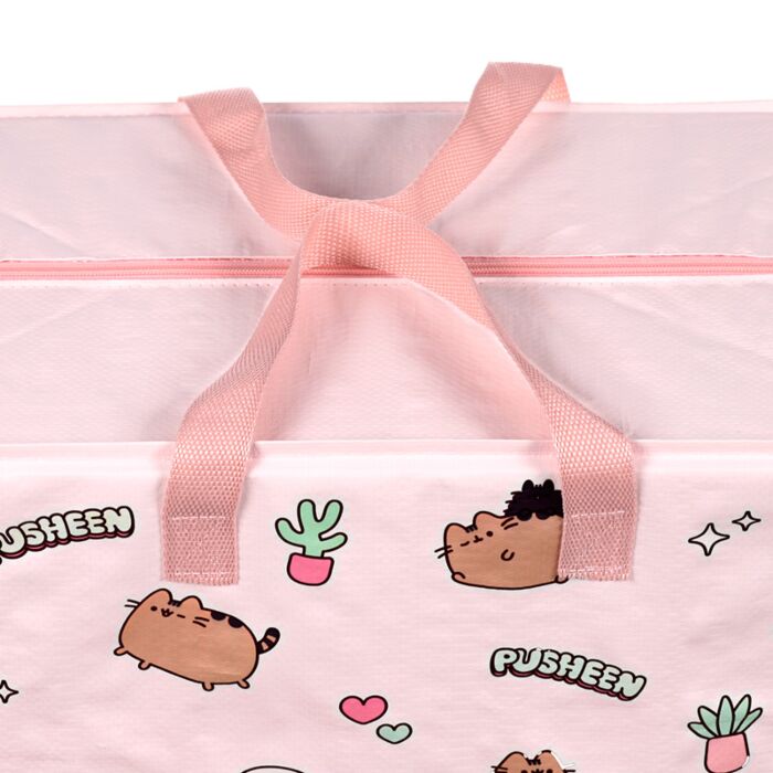 Puckator Pusheen the Cat Plants Zip Up Laundry Storage Bag