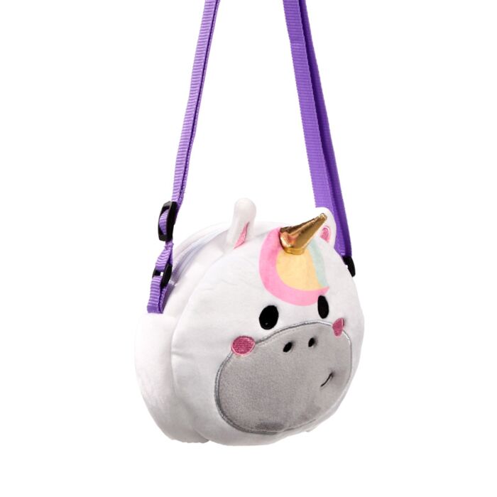 Puckator Astra the Unicorn Adoracorns Crossbody Plush Shoulder Bag