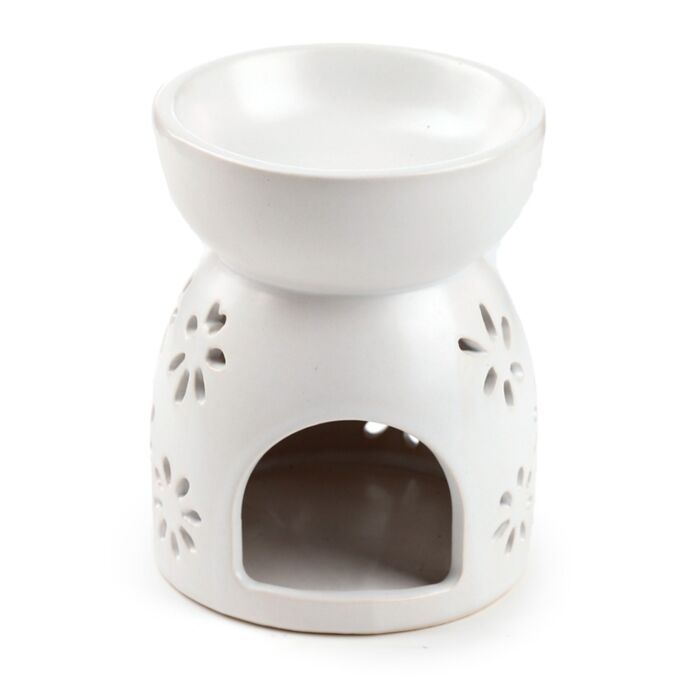 Puckator Eden Daisy Cut Out Ceramic Oil & Wax Melt Burner