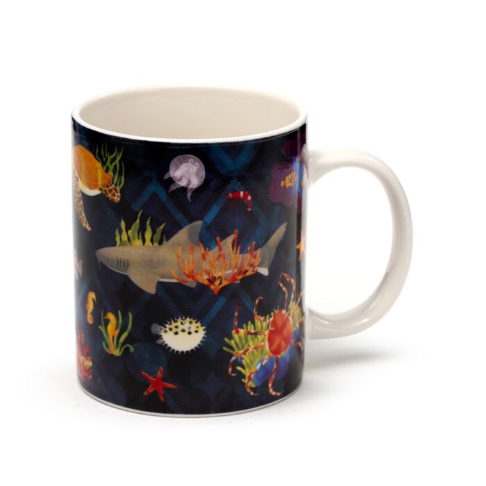 Puckator Marine Kingdom Porcelain Mug