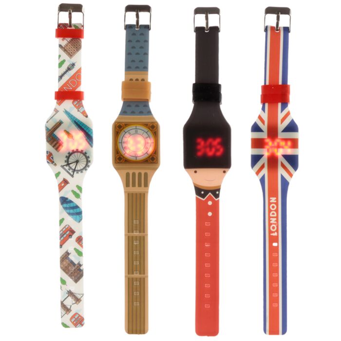 Puckator London Icons Silicone Digital Watch