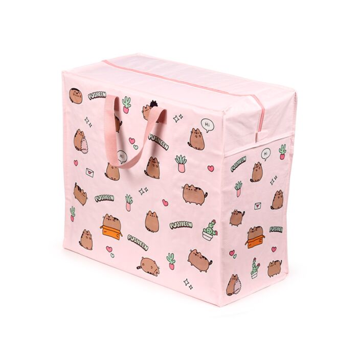 Puckator Pusheen the Cat Plants Zip Up Laundry Storage Bag