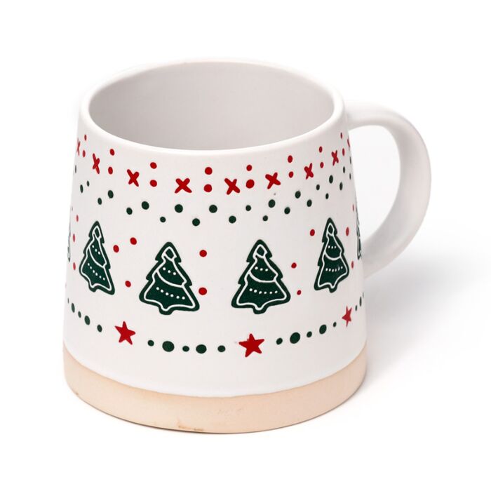 Puckator Christmas Tree Stoneware Mug