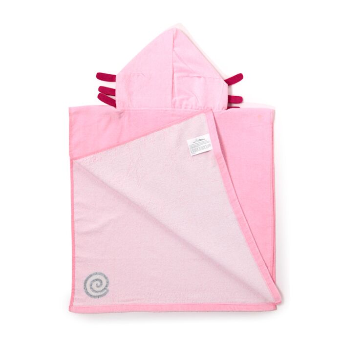 Puckator Maddie the Axolotl Adoramals Kids Hooded Towel