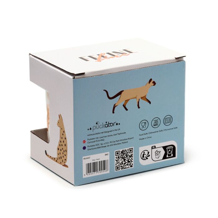 Puckator Feline Fine Cats (New) Porcelain Mug