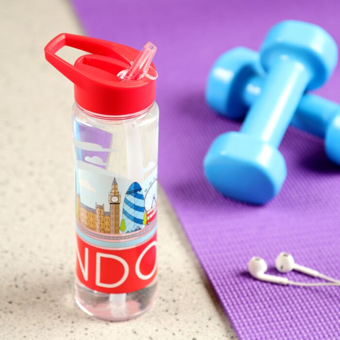 Puckator 550ml Water Bottle London Panorama