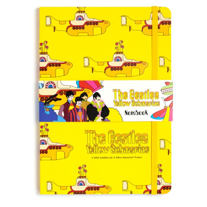 Puckator The Beatles Yellow Submarine Recycled Paper A5 Notebook