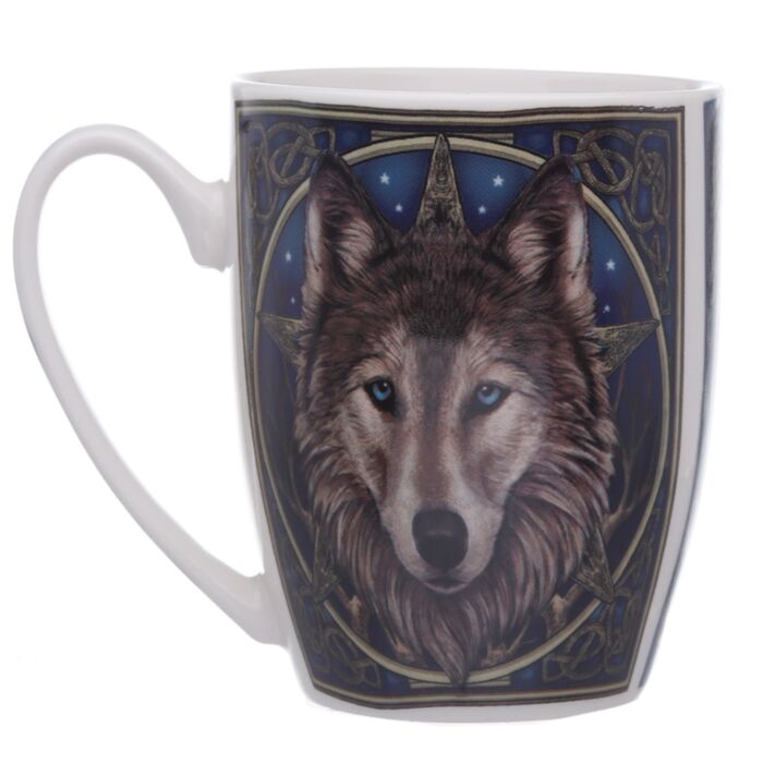 Puckator Lisa Parker Wolf Head Porcelain Mug