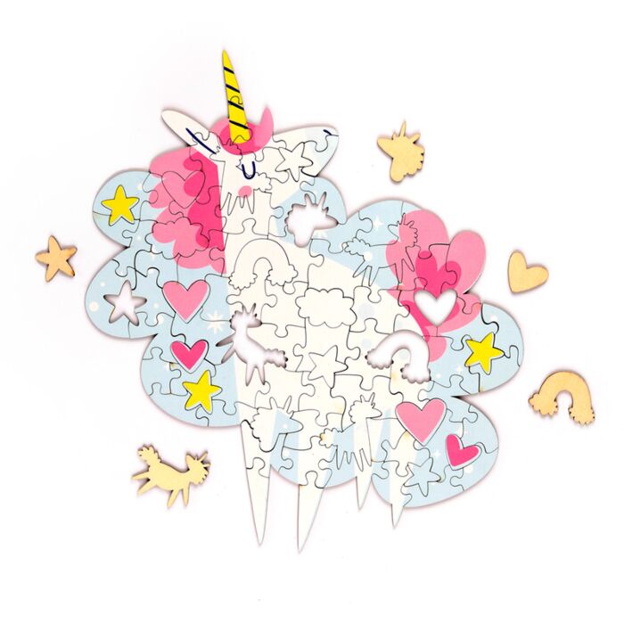 Puckator Unicorn Magic 90pc Shaped Jigsaw Puzzle