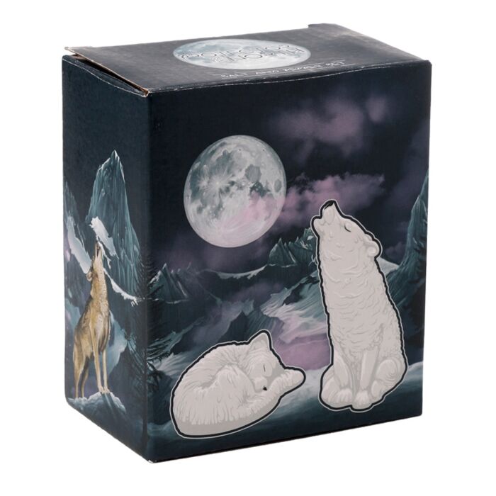 Puckator White Wolf Ceramic Salt & Pepper Set