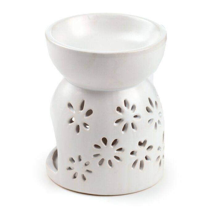 Puckator Eden Daisy Cut Out Ceramic Oil & Wax Melt Burner