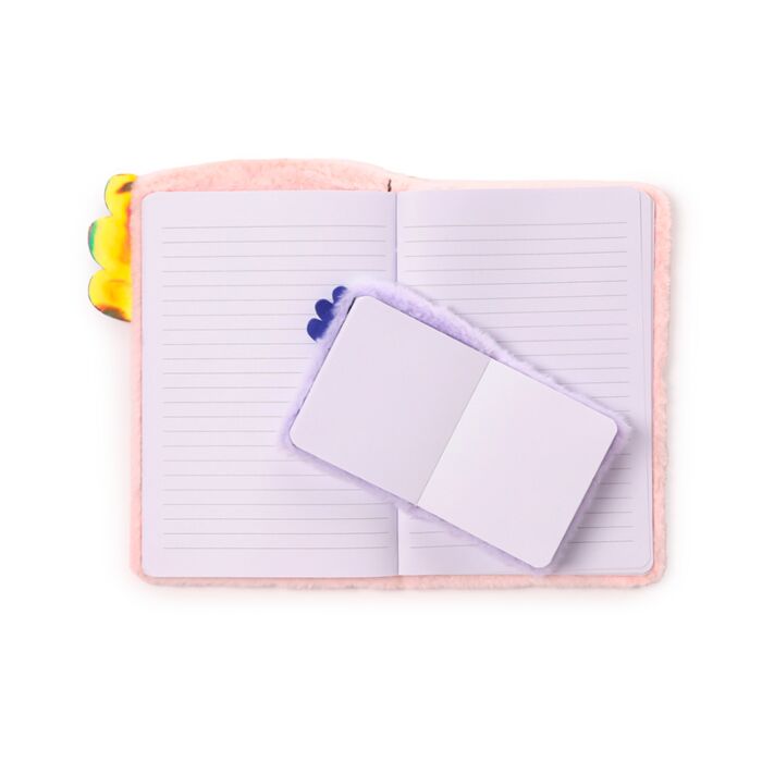 Puckator Adoramals Maddie the Axolotl Plush Notebook with Pouch & Mini Notebook