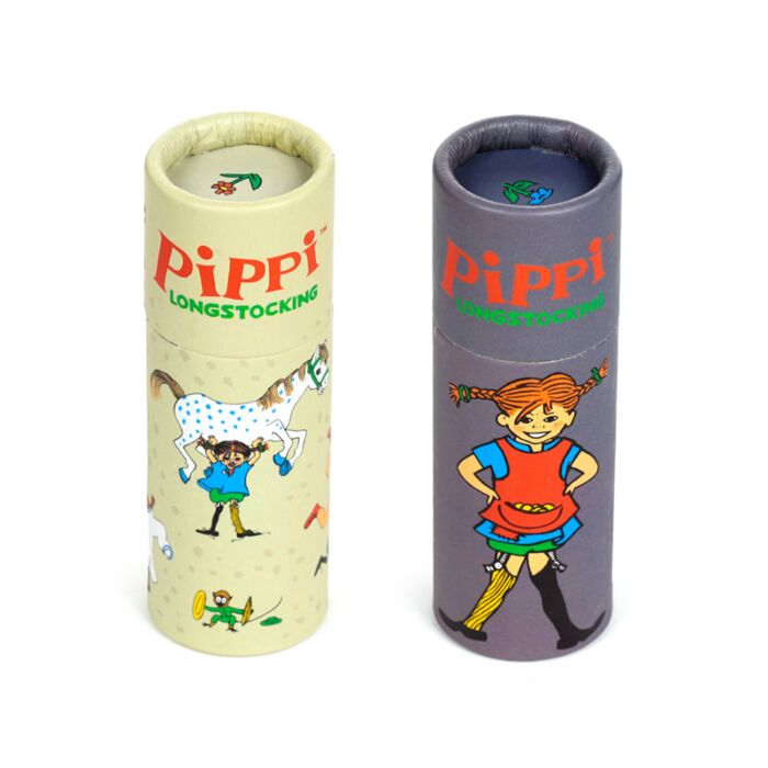 Puckator Pippi Longstocking Pencil Pot with 12 Colouring Pencils
